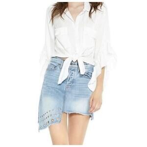 MISA Los Angeles Super Star Asymmetrical Skirt Sz 26 / S